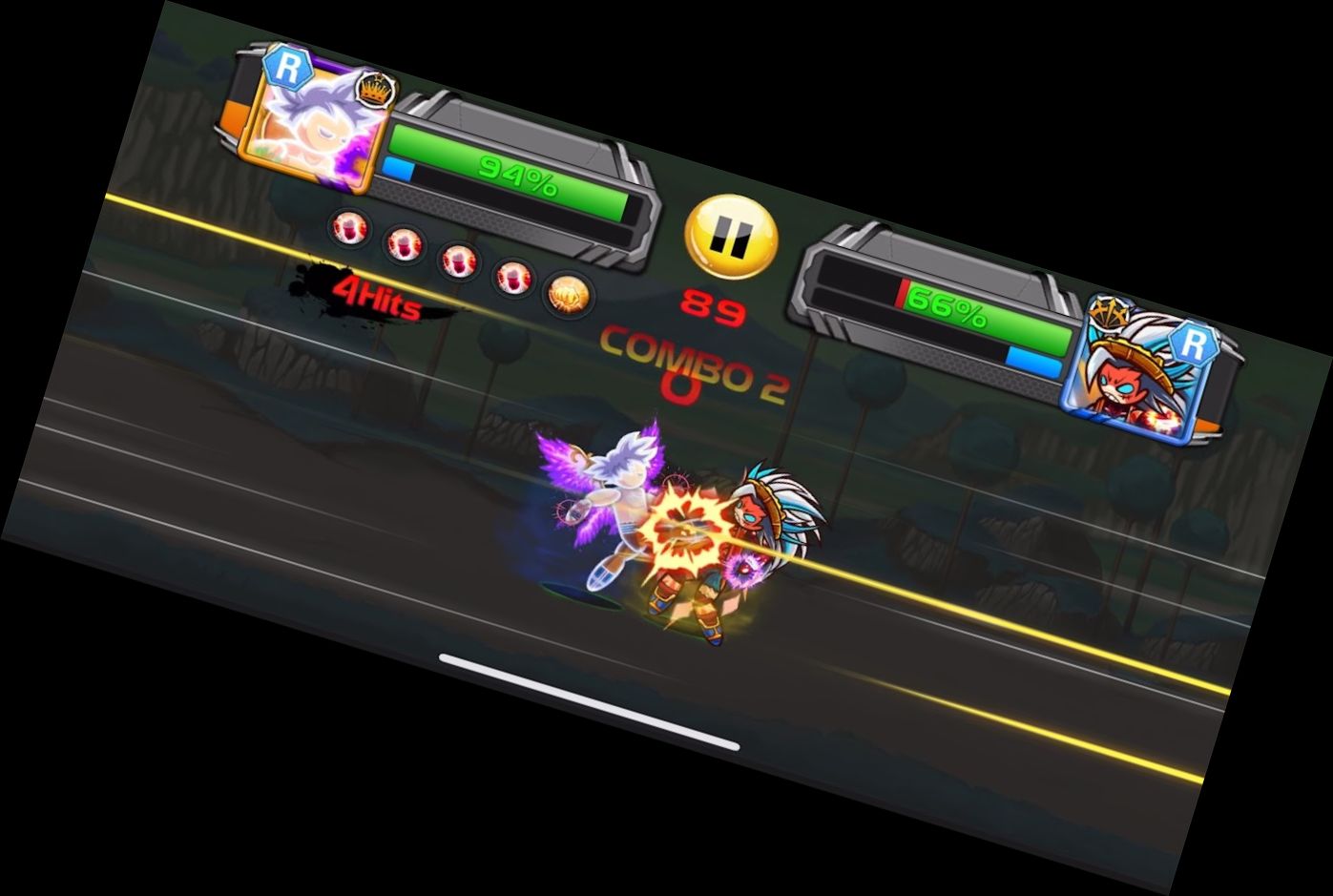 Stickman-Krieger Superhelden