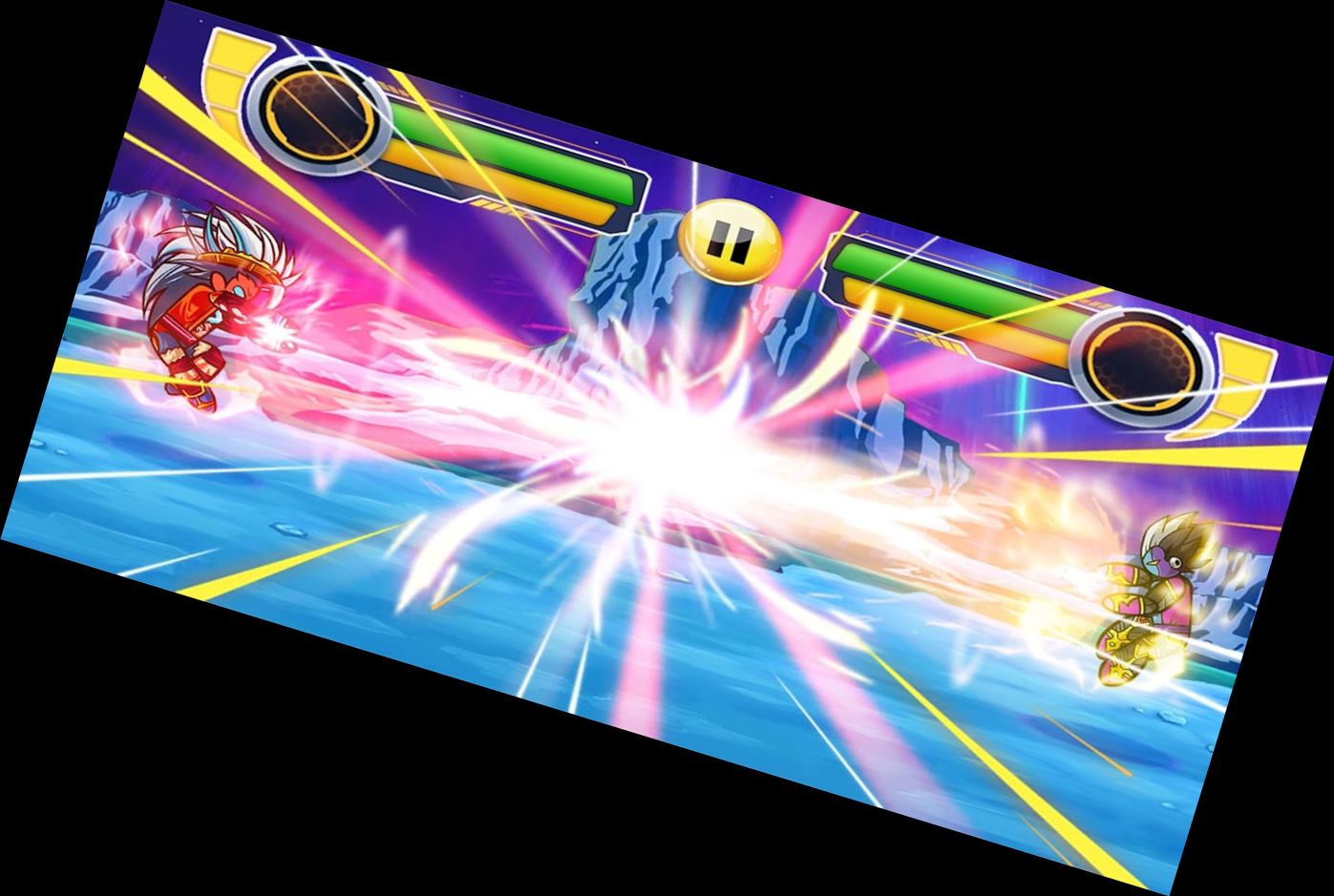 Stickman-Krieger Superhelden