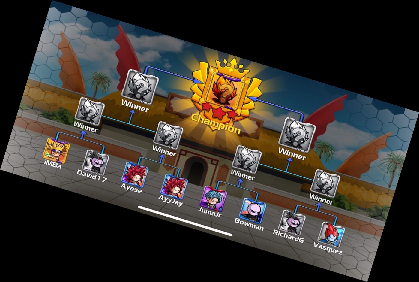 Stickman-Krieger Superhelden