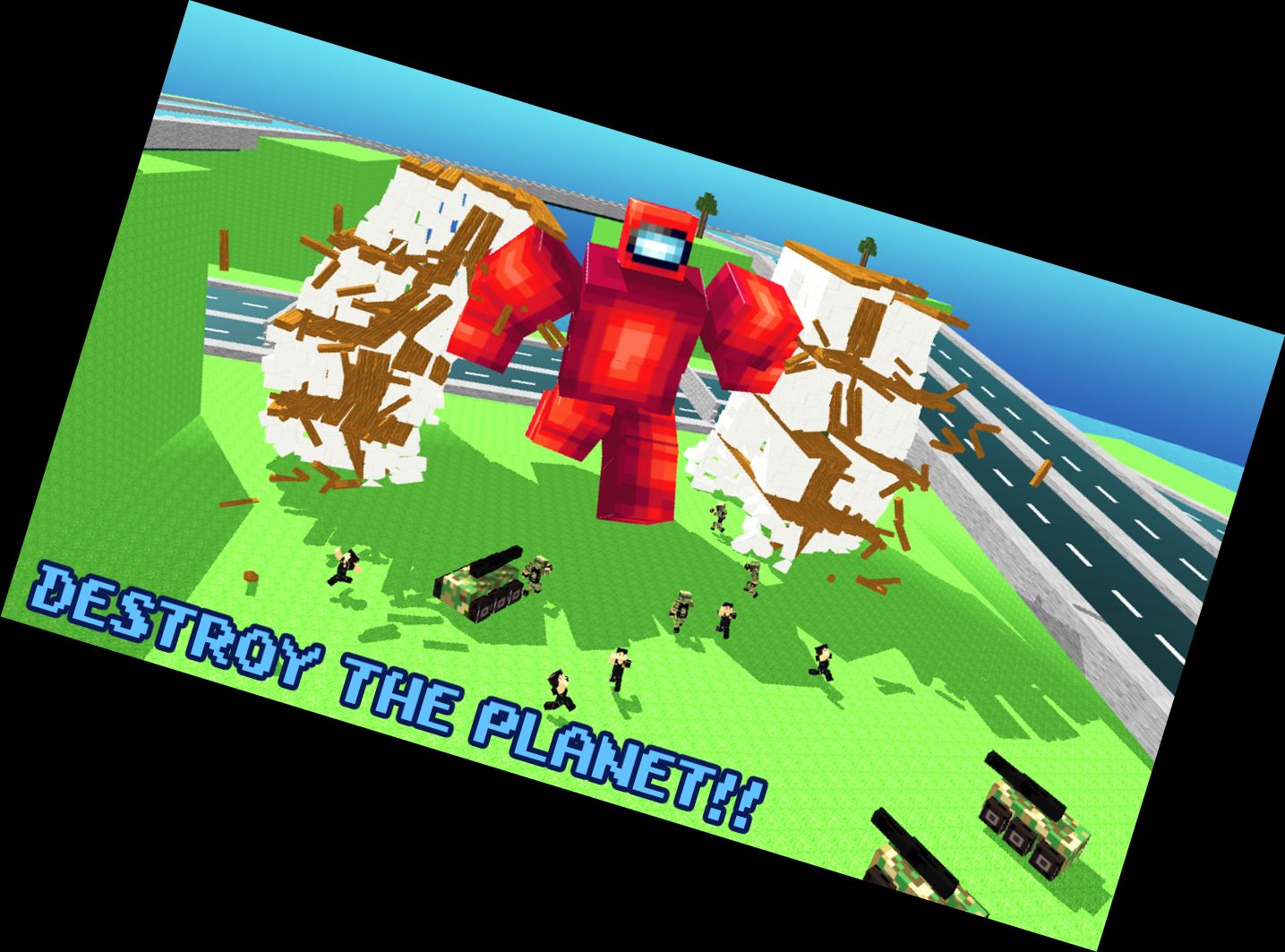 Betrüger Titan: Blockige Welt