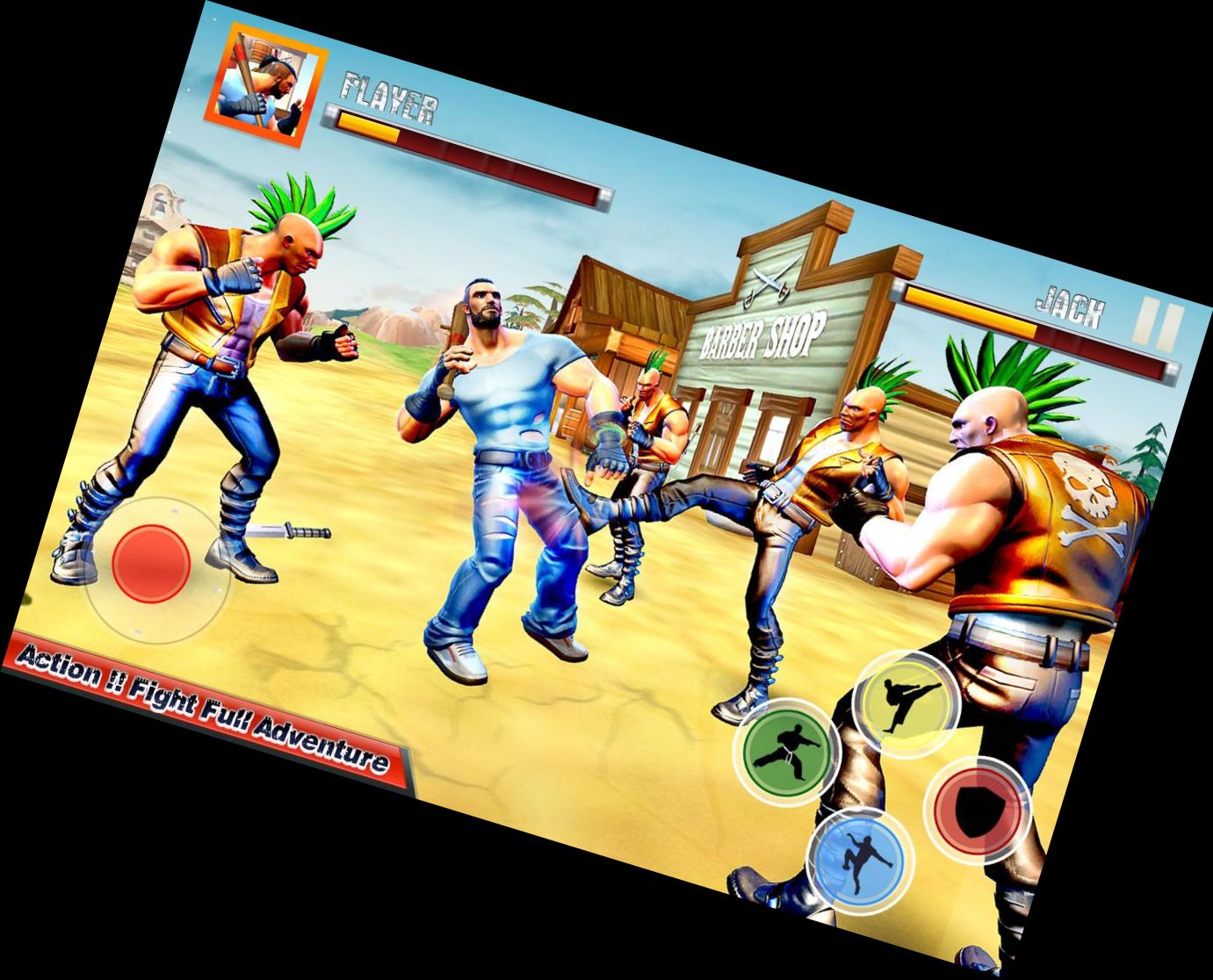 Kampfspaß auf der Straße: K