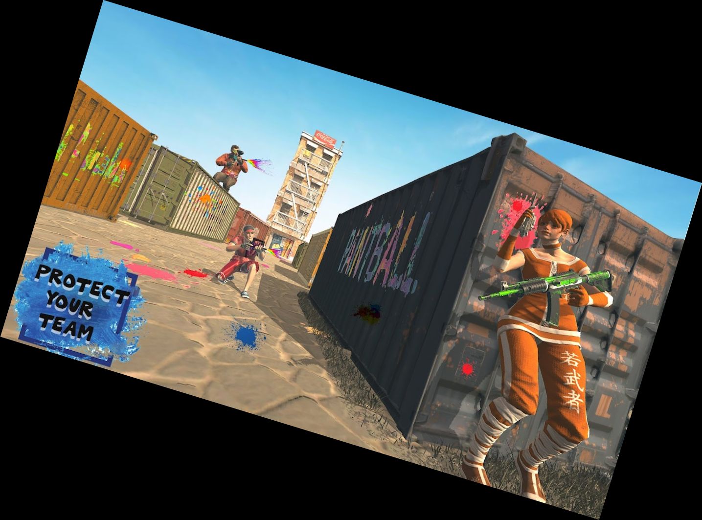 Paintball Schießspiel Battle 3D