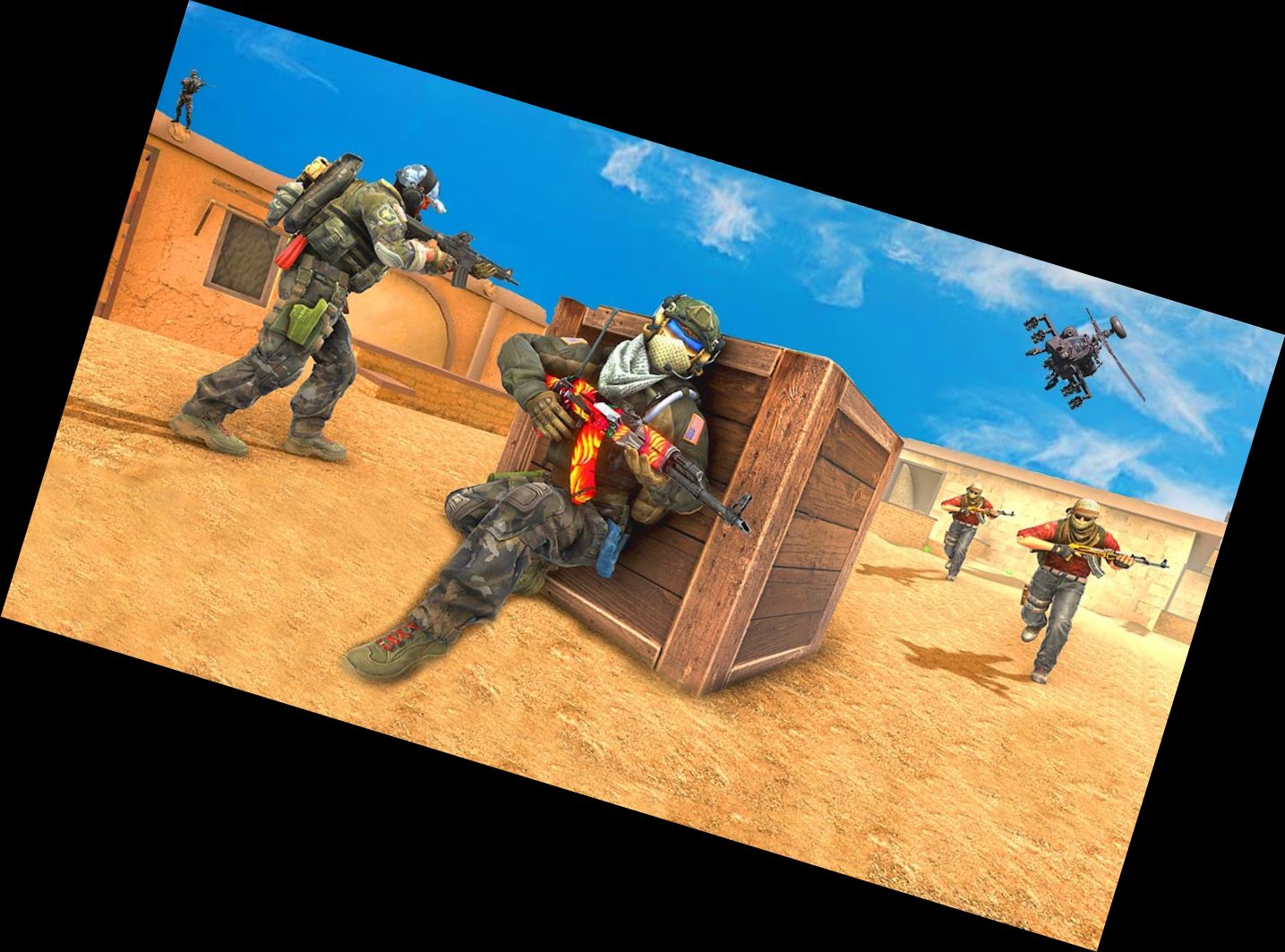 Ego-Shooter Moderne Kampf-Spiele