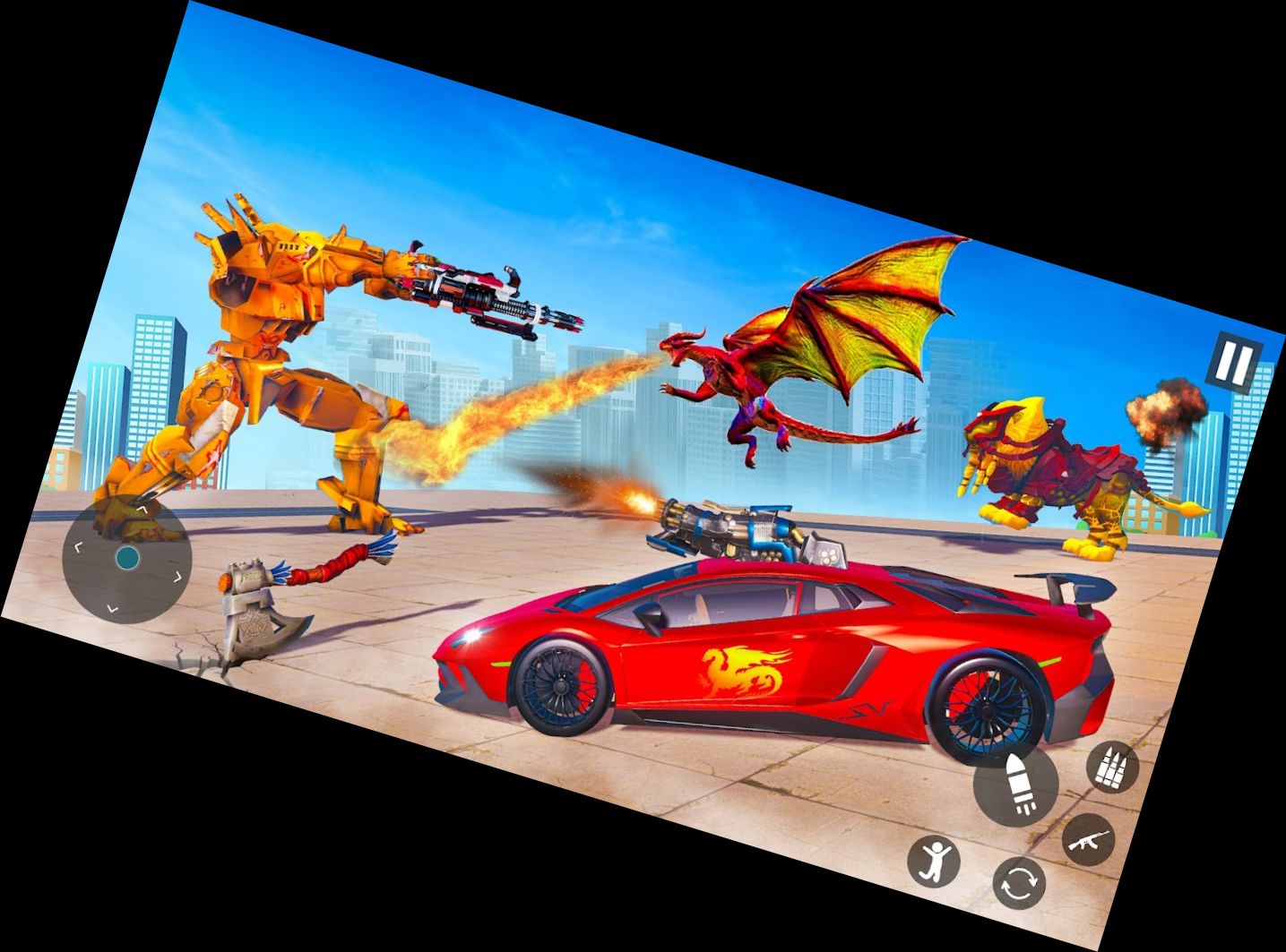 Гра Танк Робот 3D: Ав