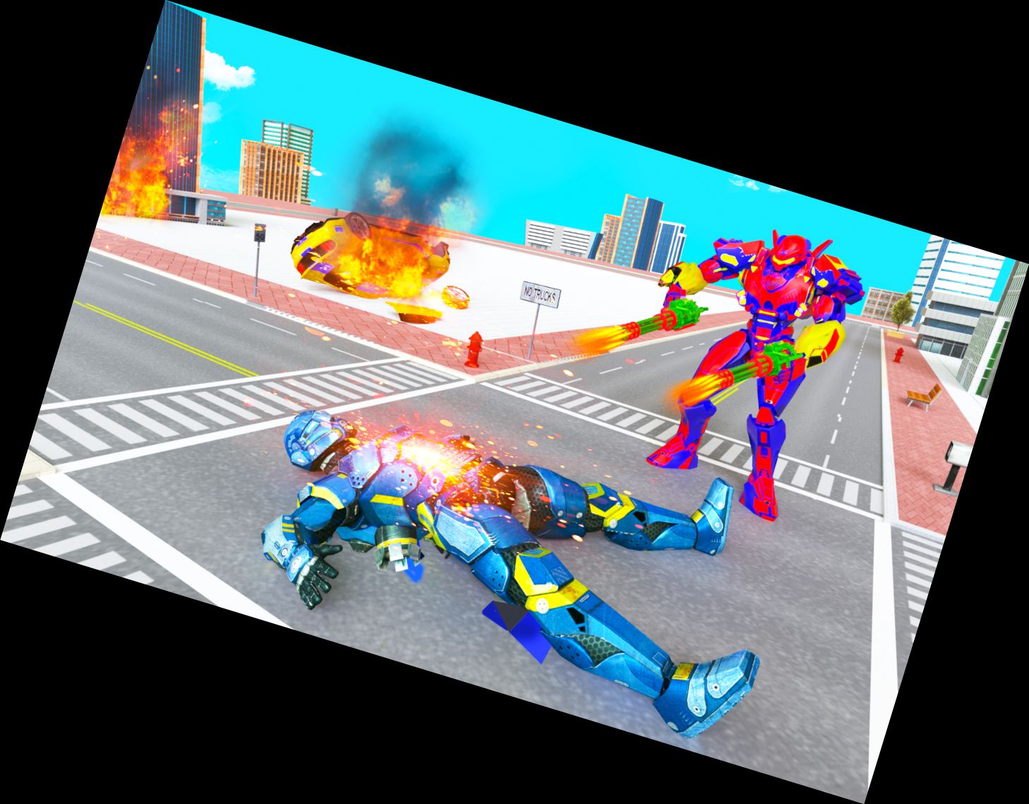 Roboter Auto Verwandlungsspiel 3D