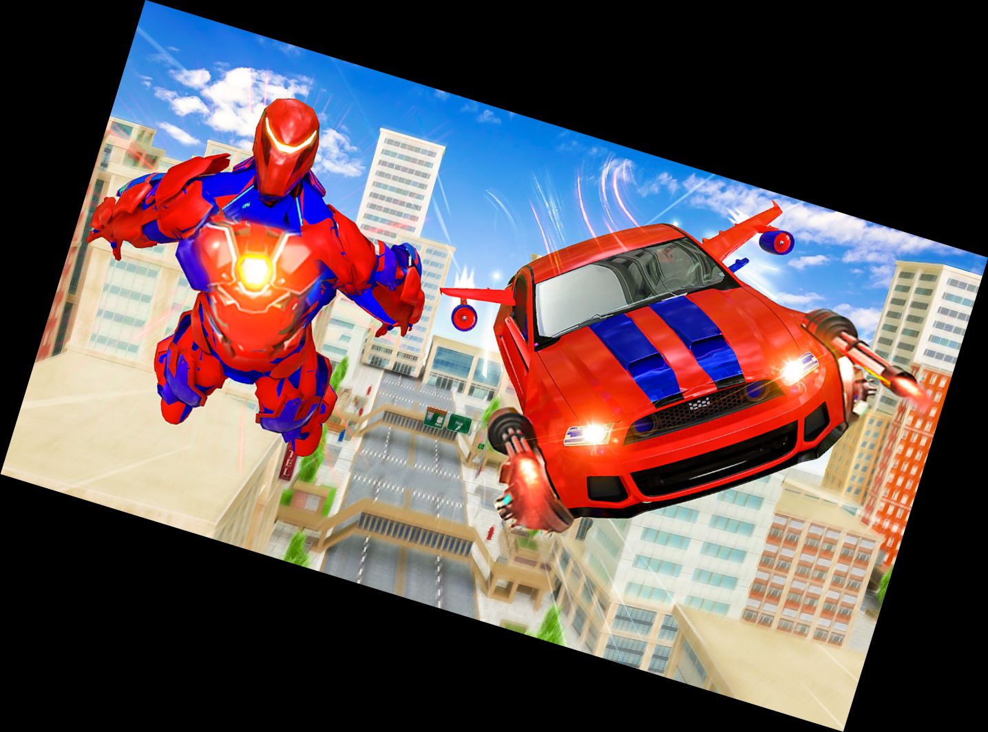 Roboter Auto Verwandlungsspiel 3D