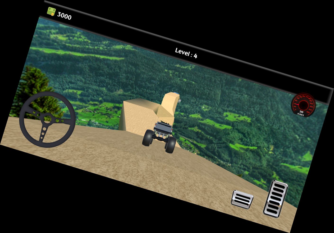 Monstertruck-Bergrennen