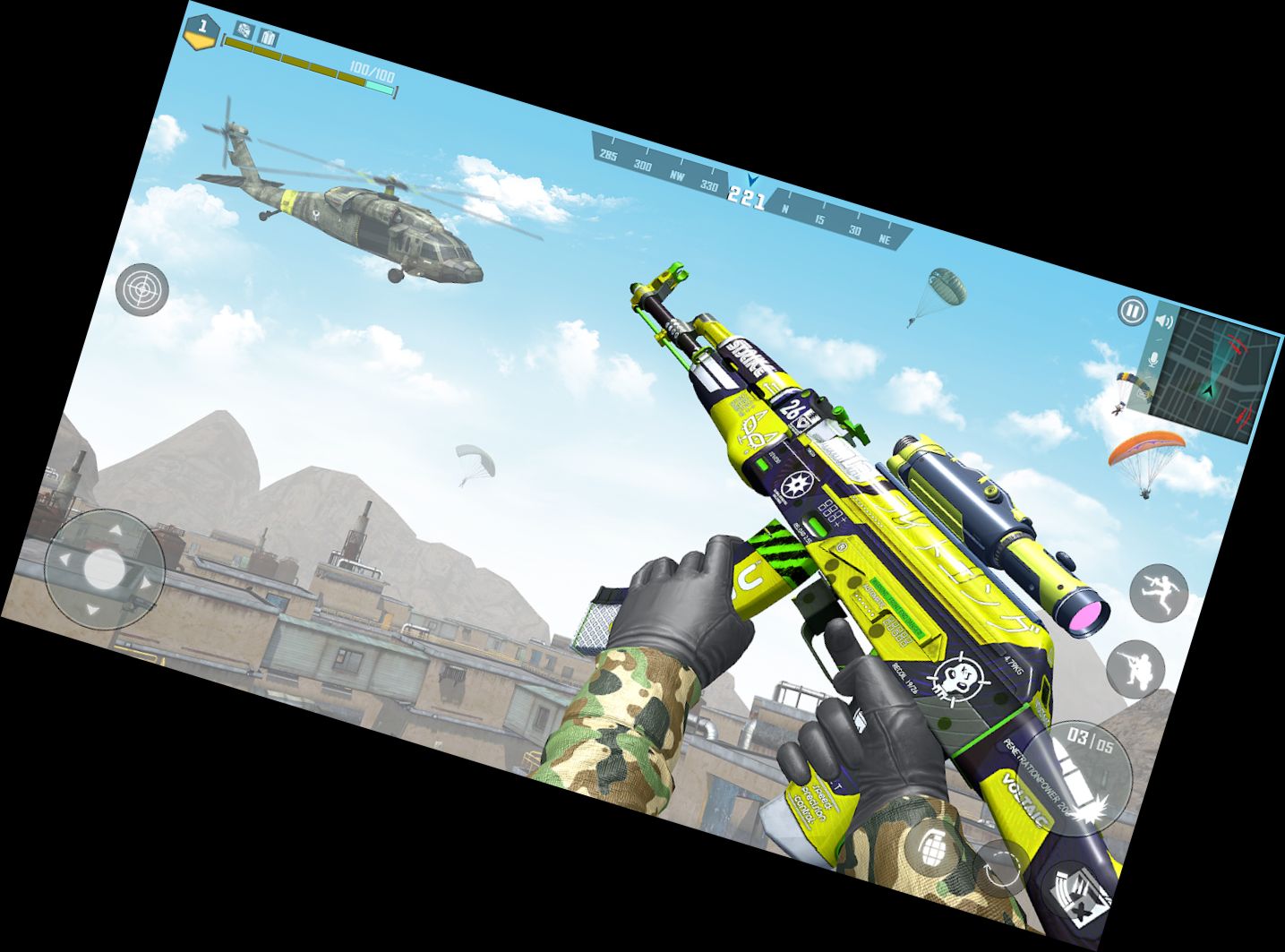 Warzone Battle Games - Action Shooter