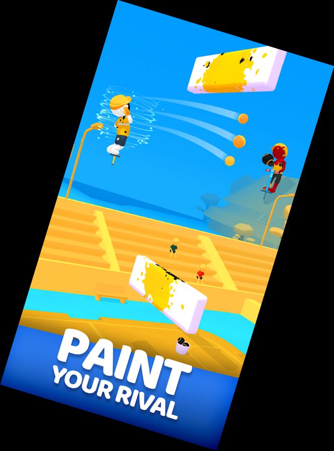 Pogo Pintura: Pelea de Hombre Pal