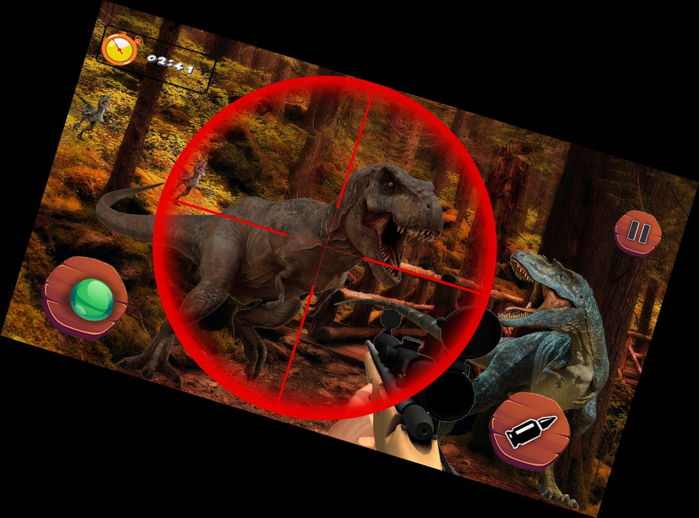 Jagd auf wilde Dino-Tödliche