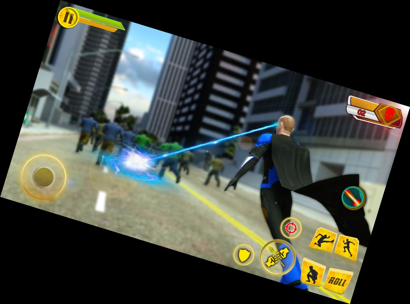 Urban Warrior Rope Hero 3D Game