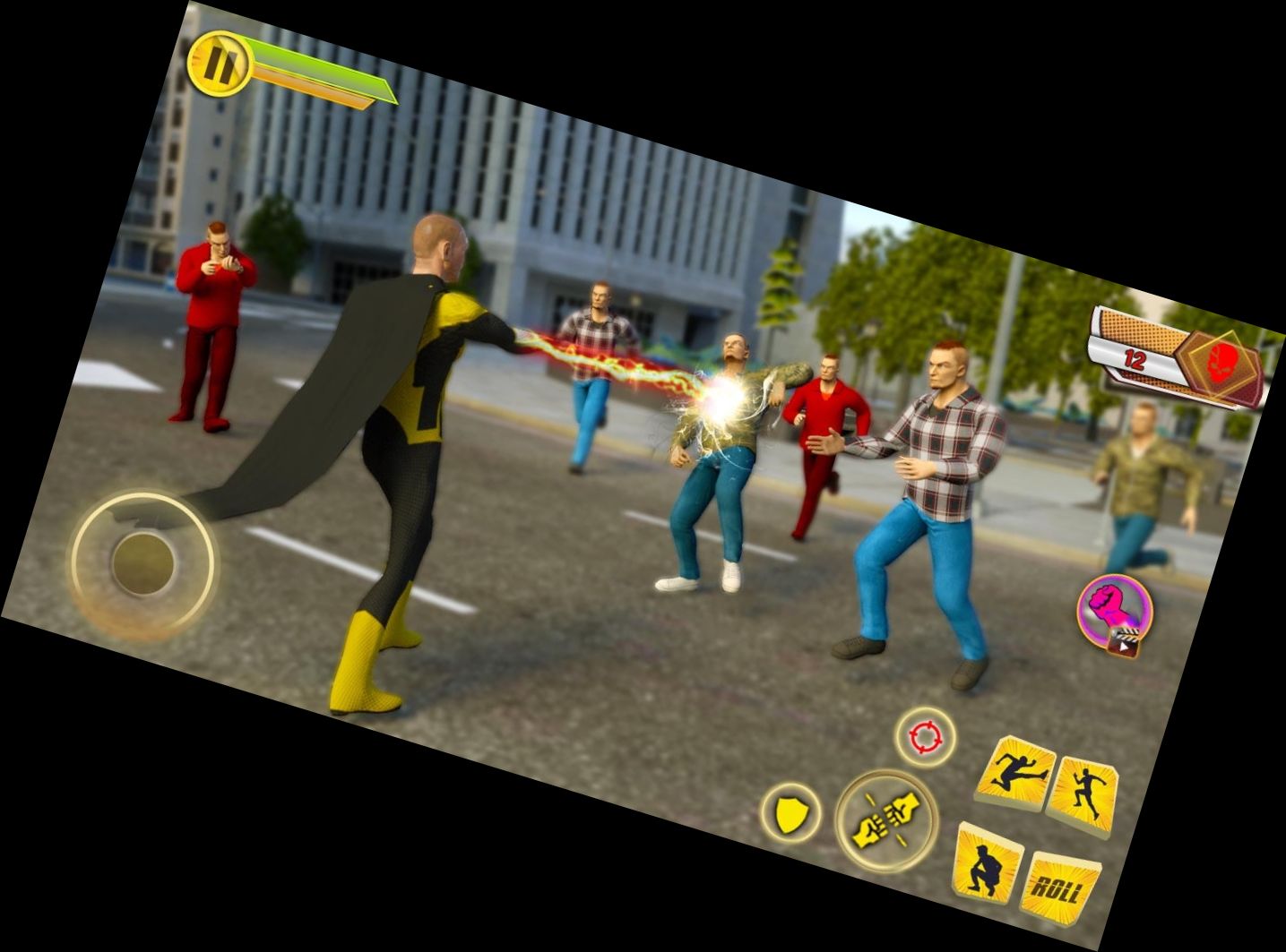 Urban Warrior Rope Hero 3D Game