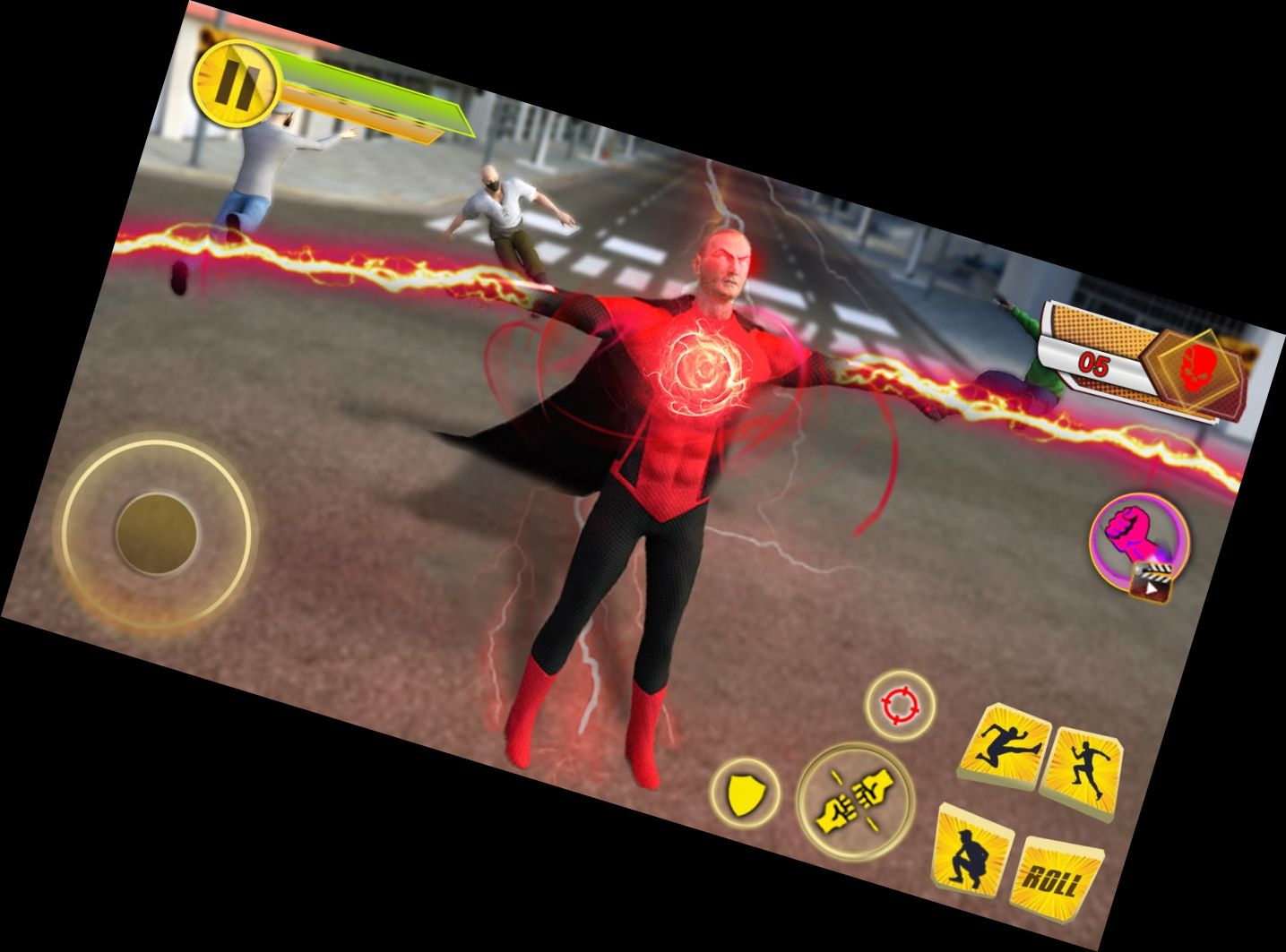 Urban Warrior Rope Hero 3D Game