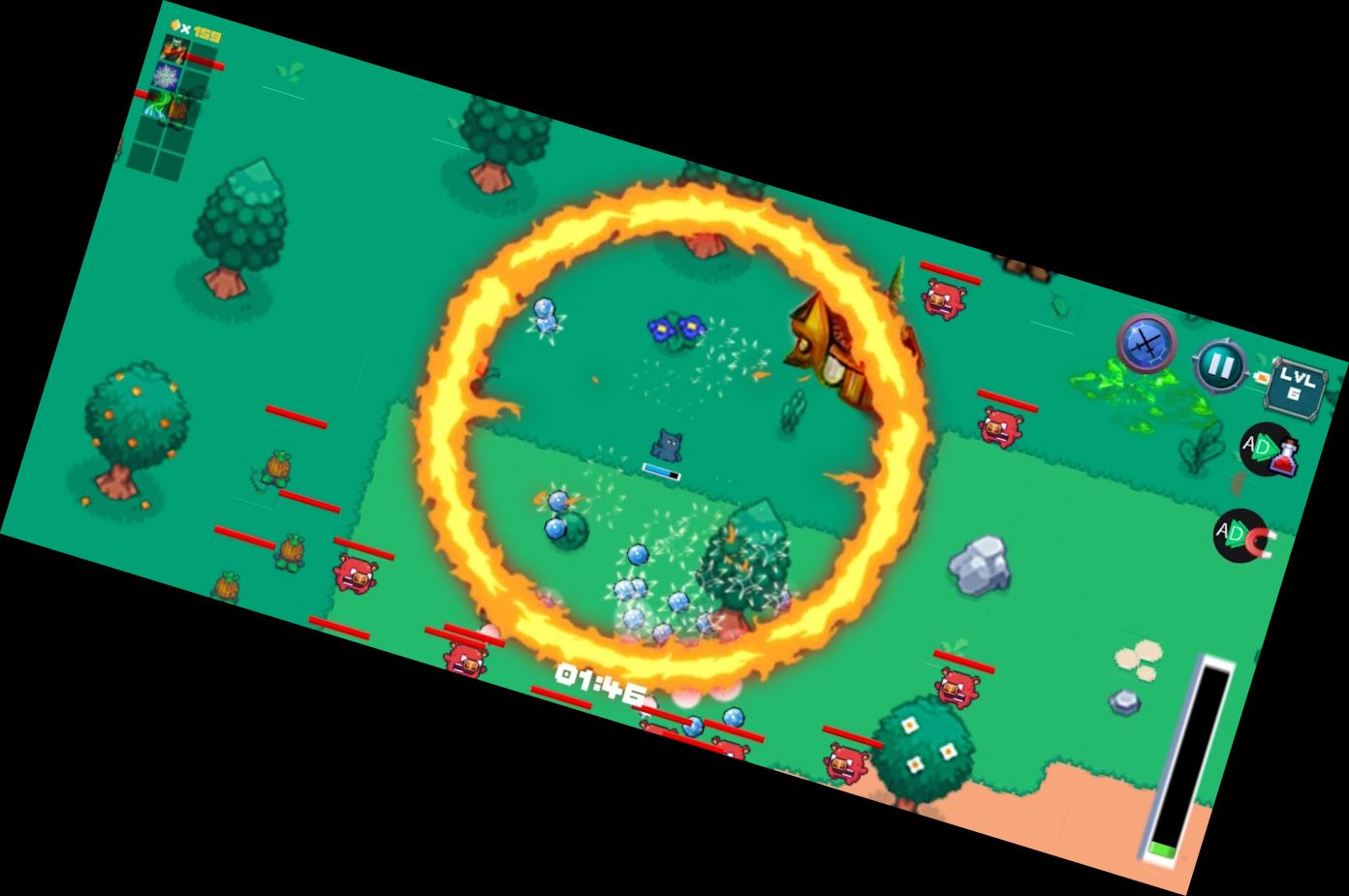 Katzen Überlebensspiel - Lässige Kitty