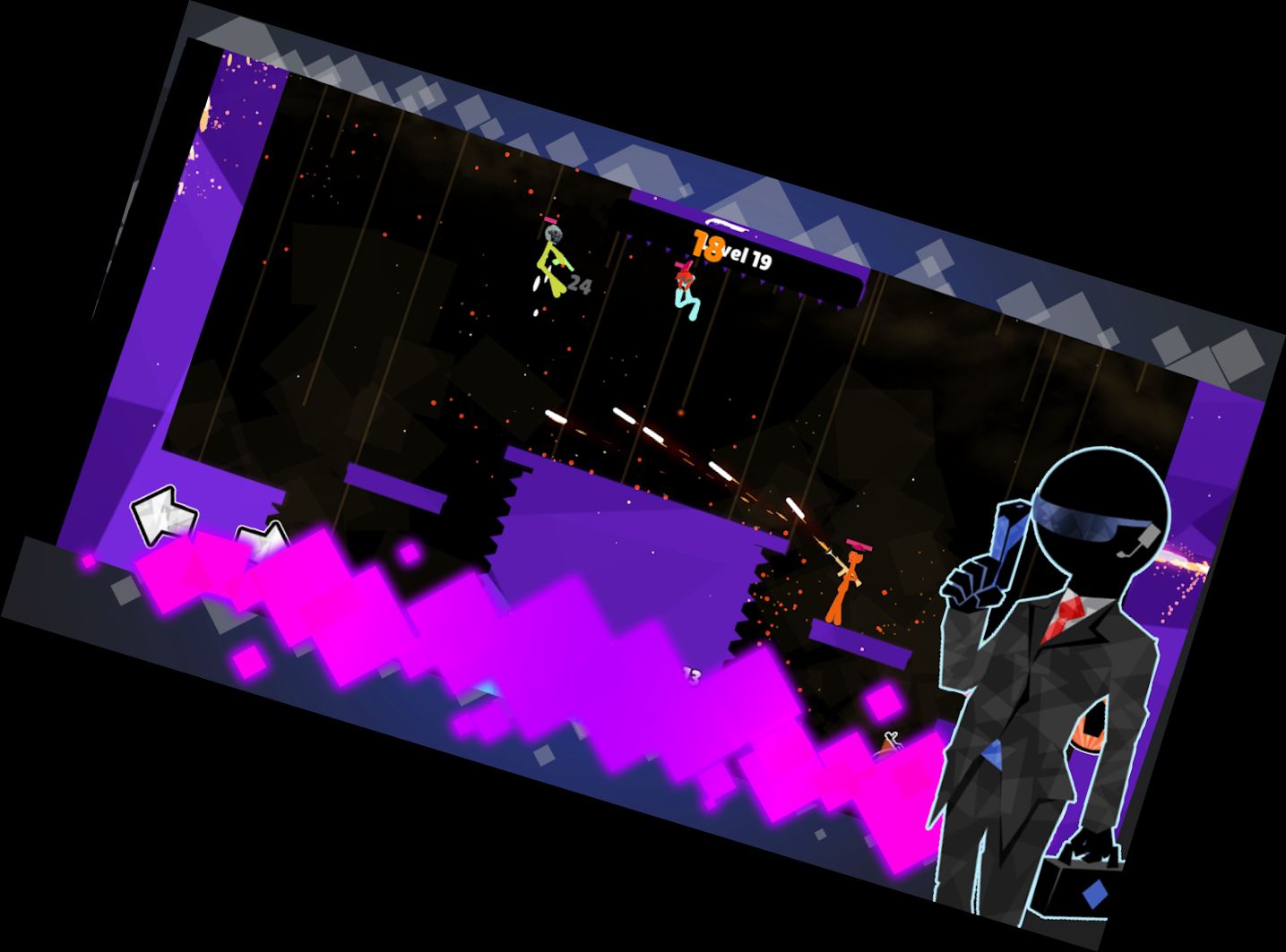 Stickman Kampf Rundenkampf