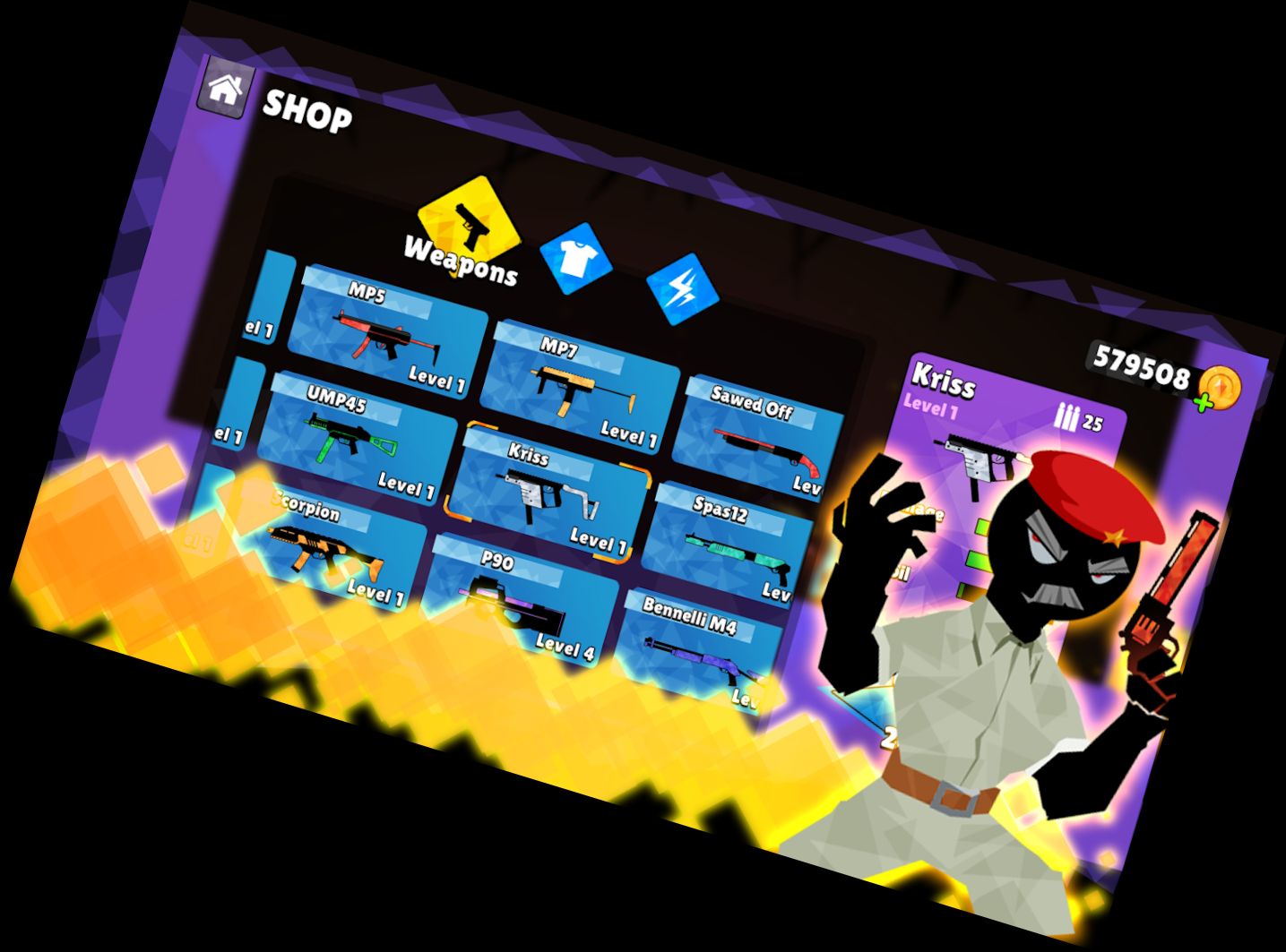 Stickman Kampf Rundenkampf