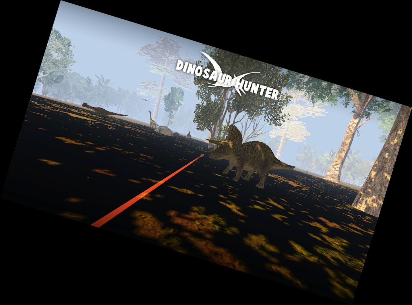 Luftjagd Schießen: Dinosaurier