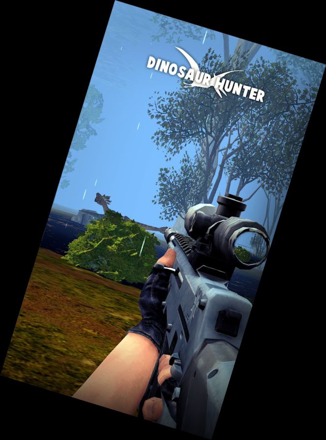 Luftjagd Schießen: Dinosaurier