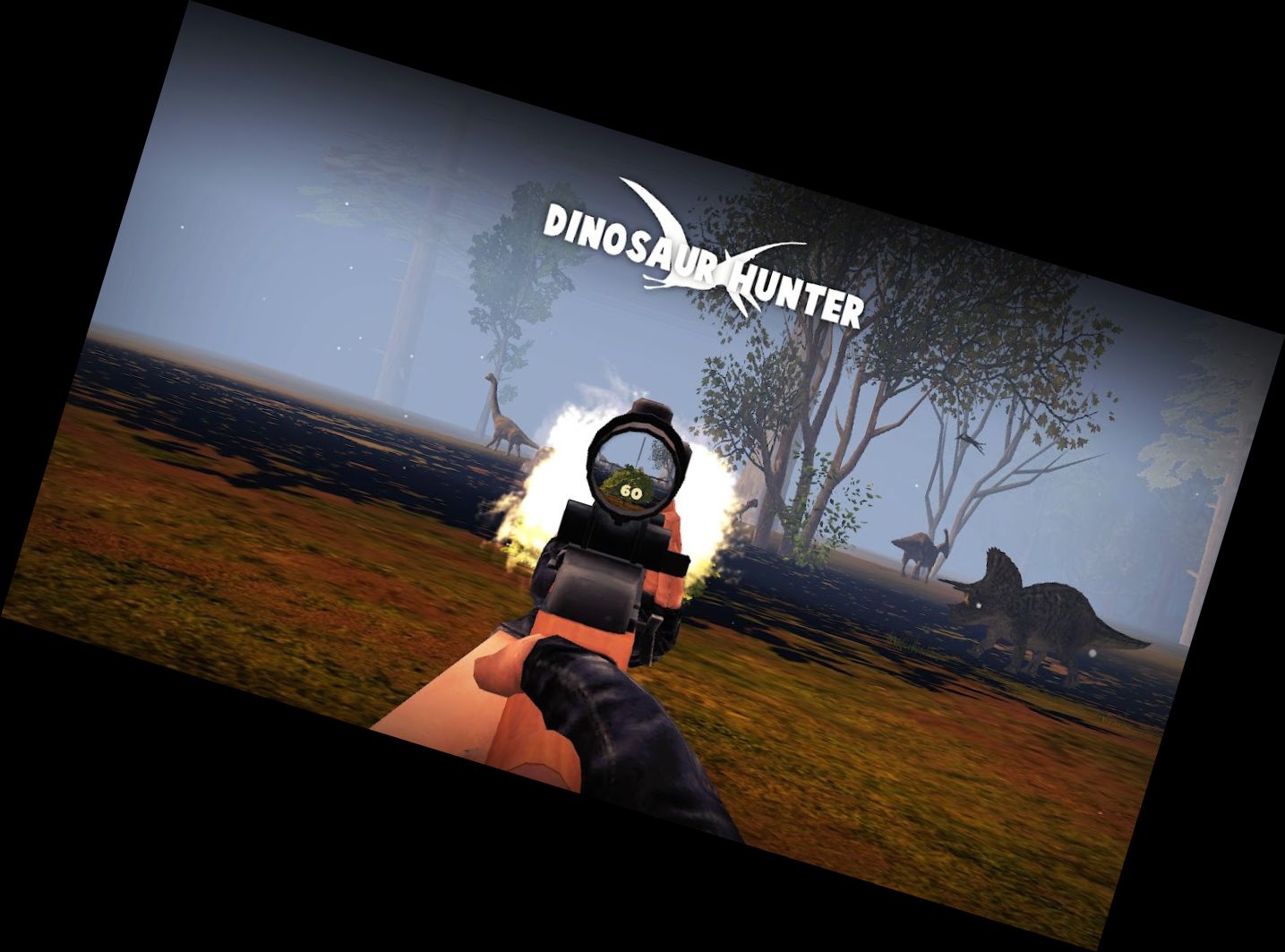 Luftjagd Schießen: Dinosaurier