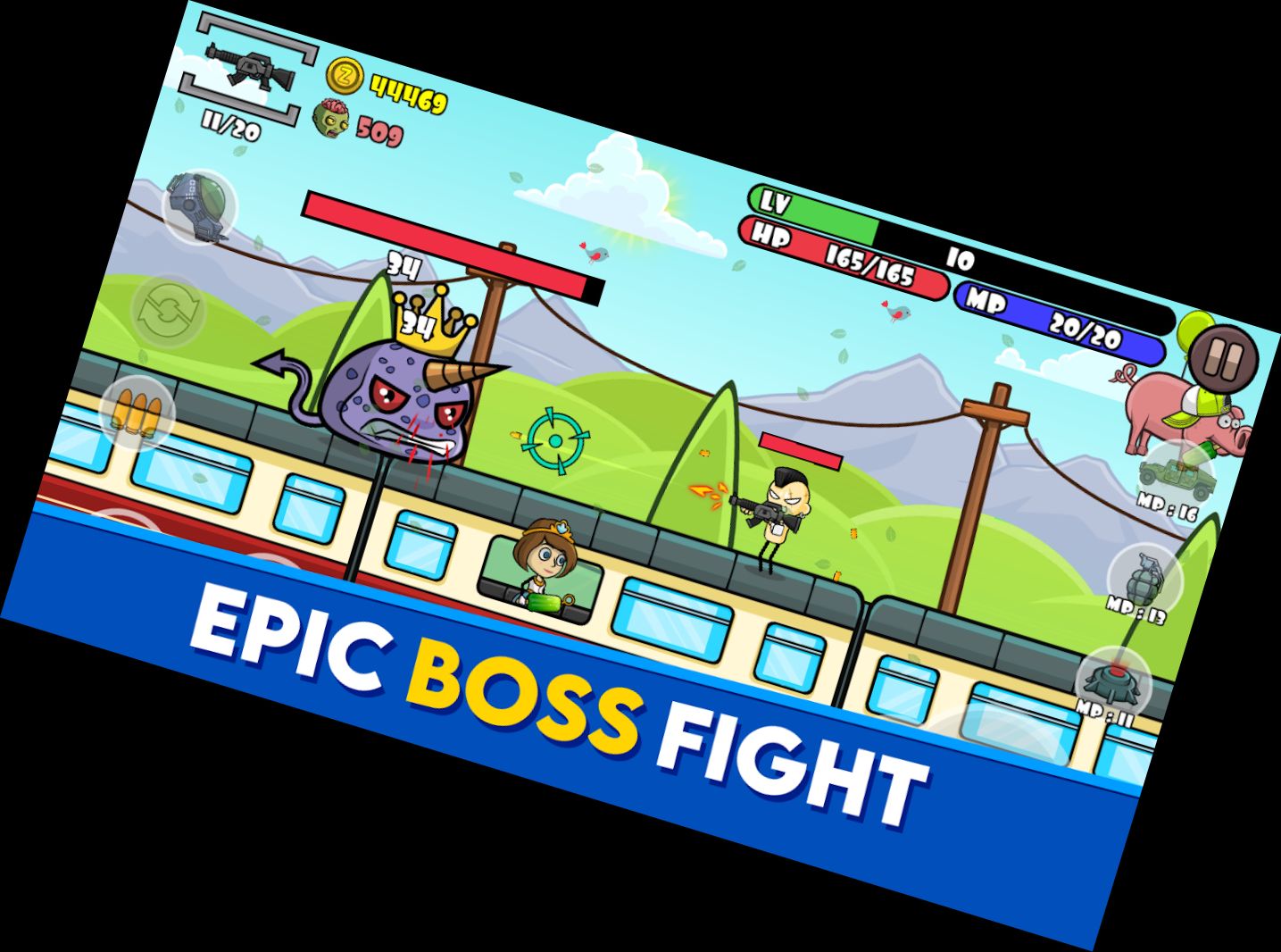 Mann aus Streichholz und Gewehr: