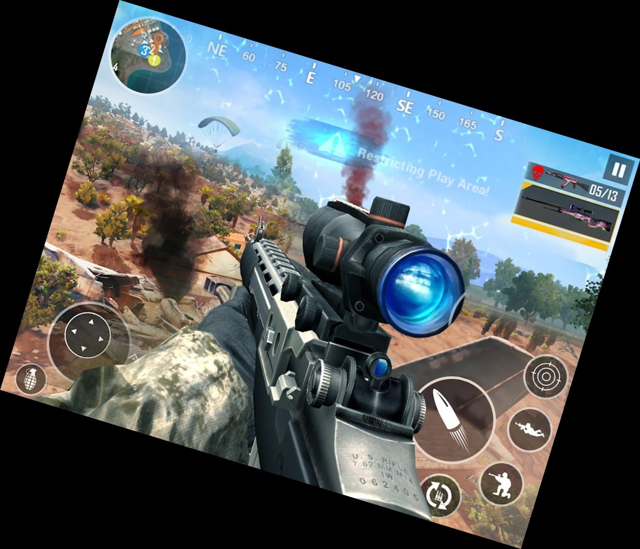 3D Offline Military Shooter Game