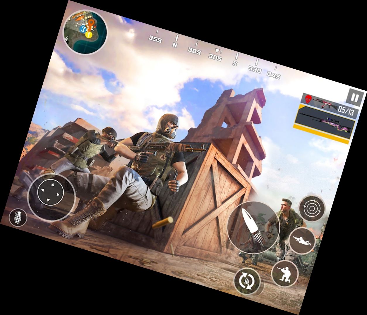 Offline Armee-Shooting-Spiel 3D