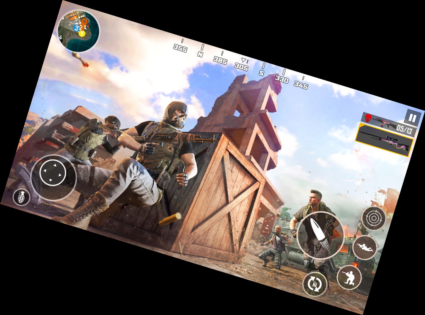 Offline Armee-Shooting-Spiel 3D