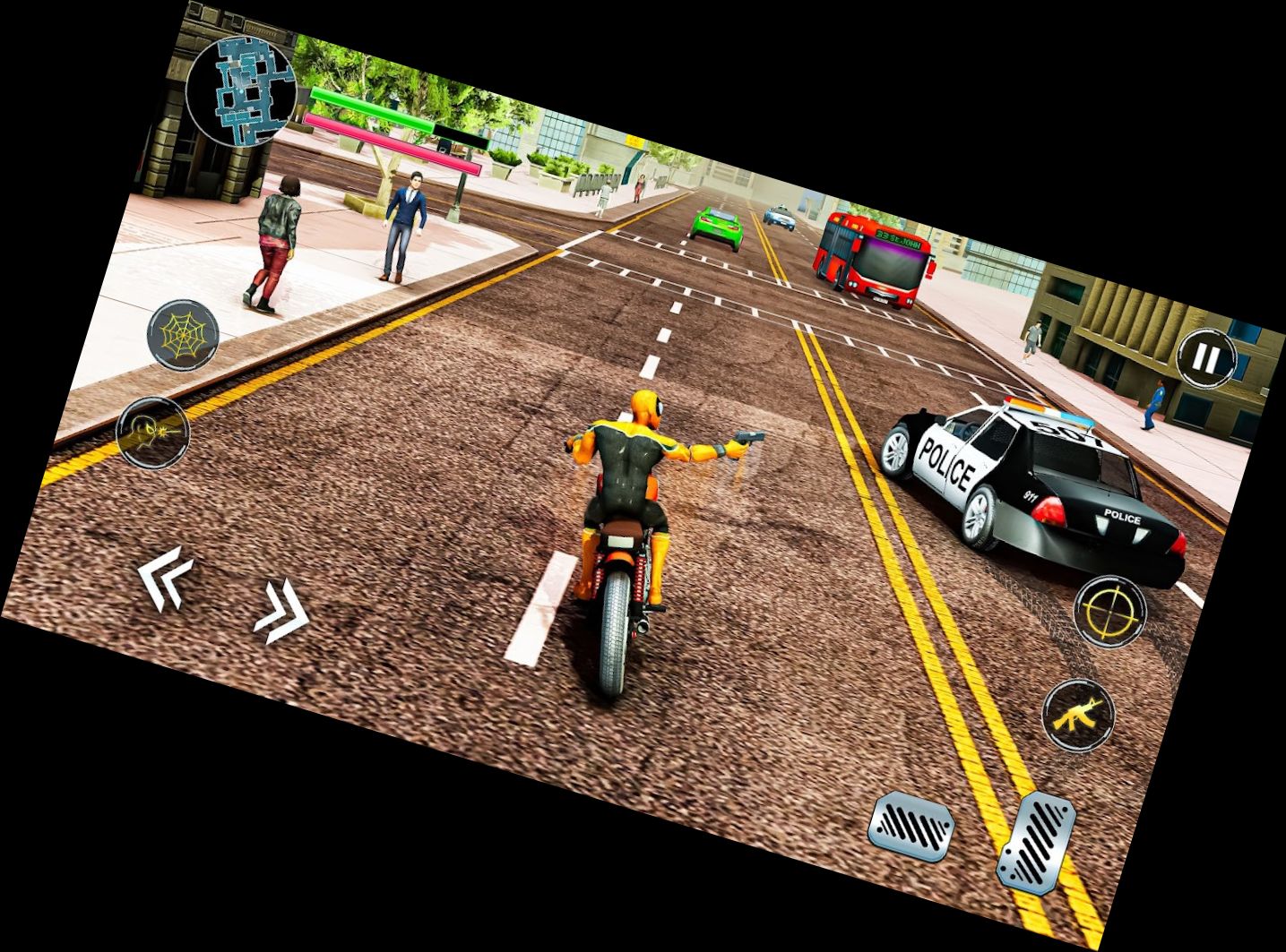 Seilheld: Super-Spinnennetz Stadt