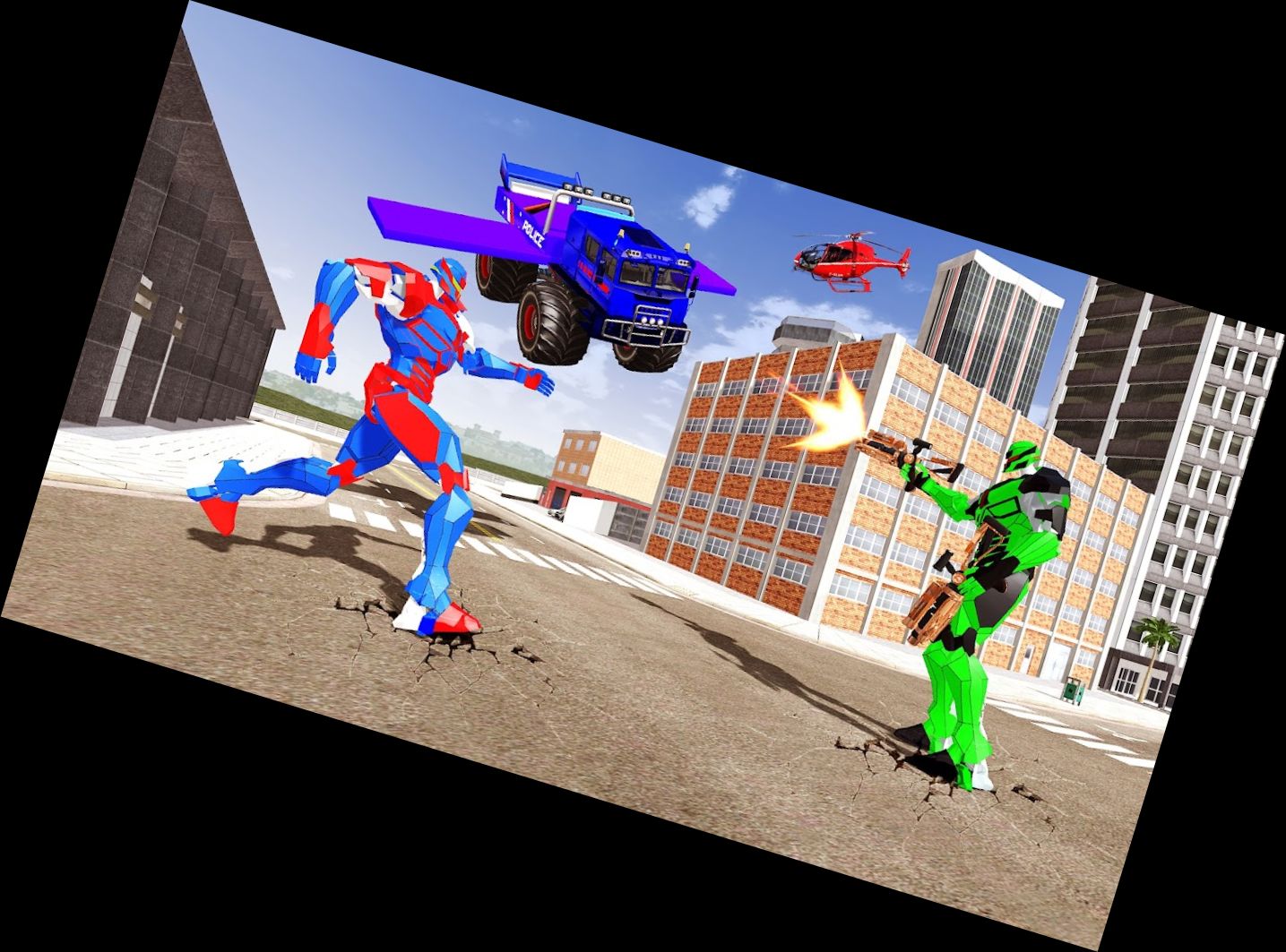 US Монстр Трак Робот Війни 20