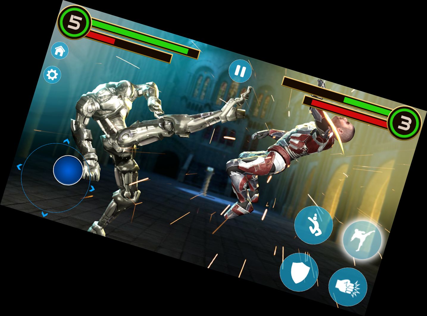 Juego de Lucha de Robots 3D de