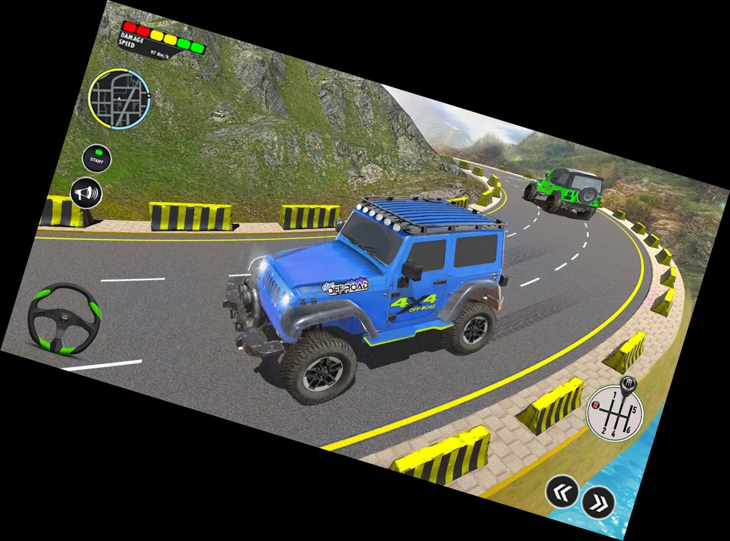 Carreras de Jeep Todo Terreno: Juegos de