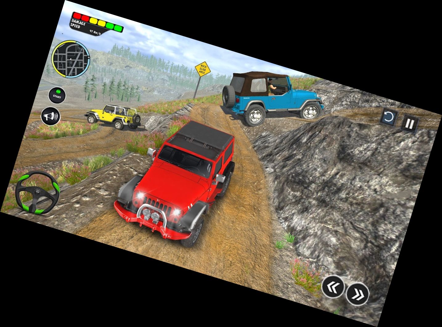 Carreras de Jeep Todo Terreno: Juegos de