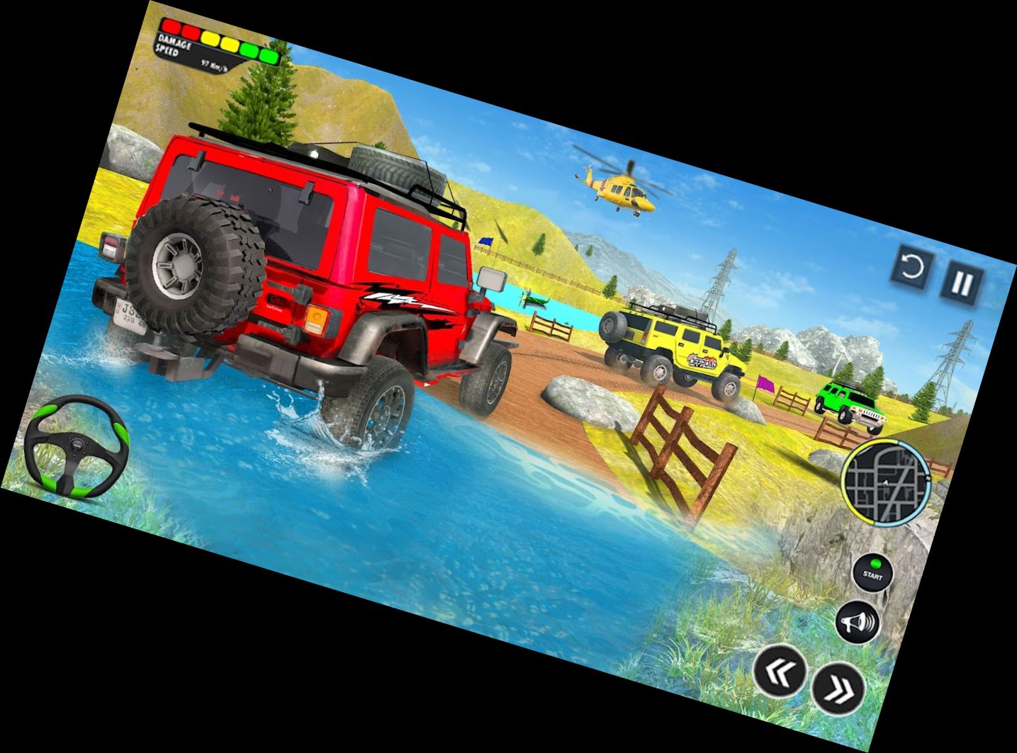 Carreras de Jeep Todo Terreno: Juegos de