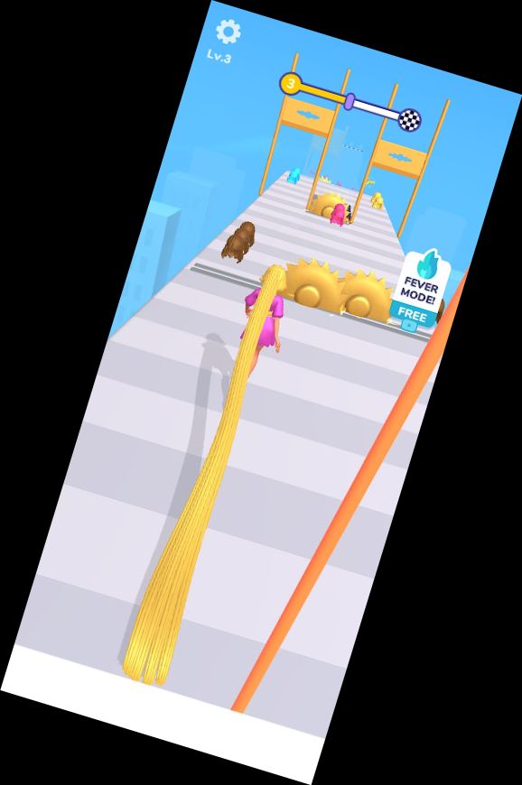 Haar-Läufer-Herausforderung