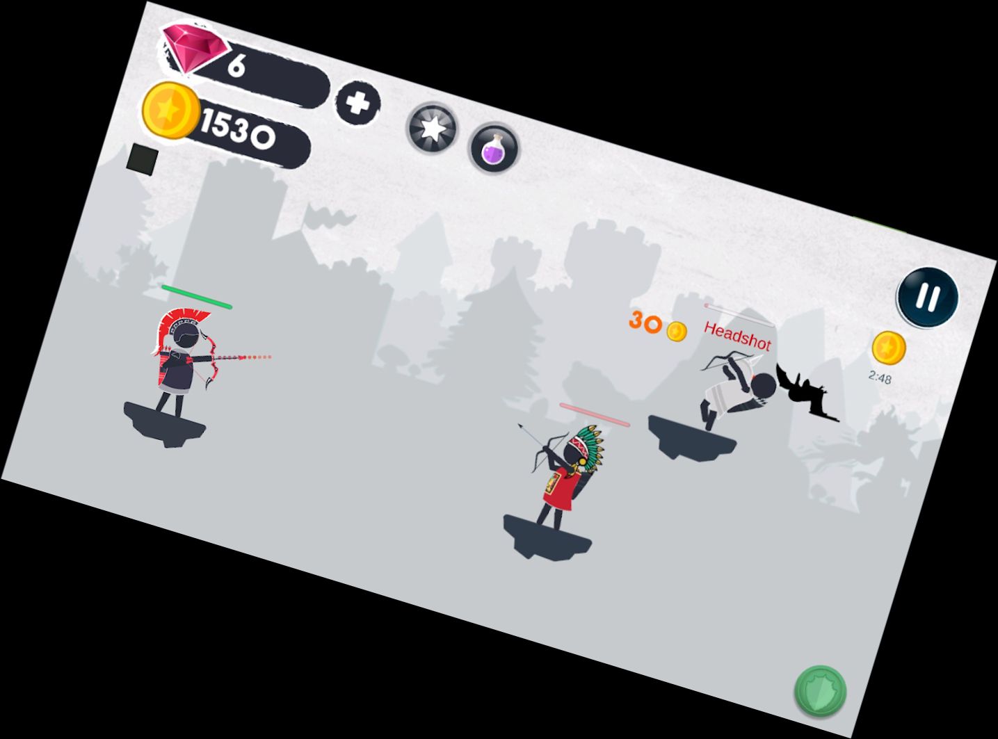 Bogenschütze.io: Die Geschichte von Bogen