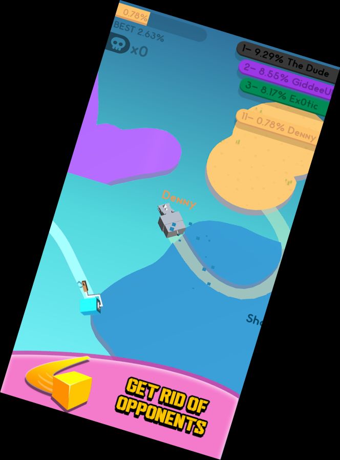 Падіння.io 3D: М