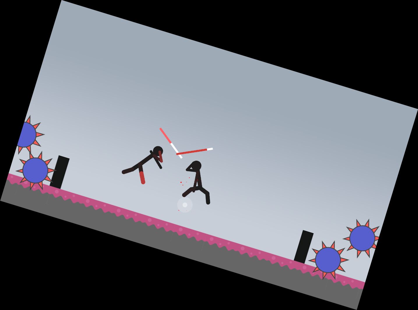 Stickman-Knockout-Krieger - Ragdoll-Kampf