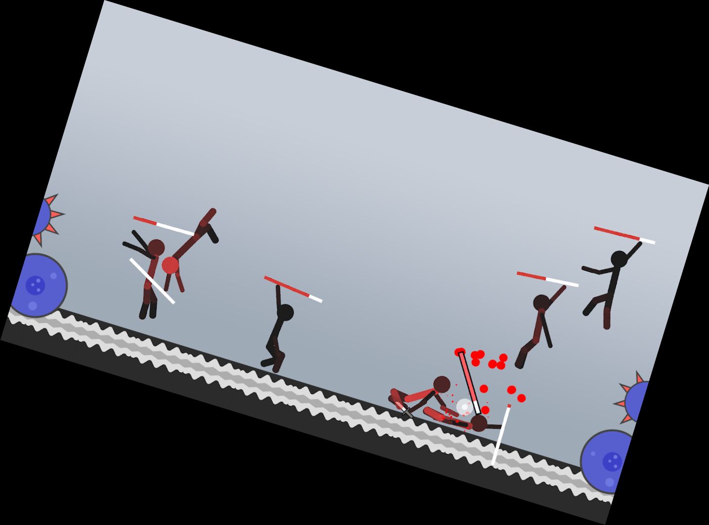 Stickman-Knockout-Krieger - Ragdoll-Kampf