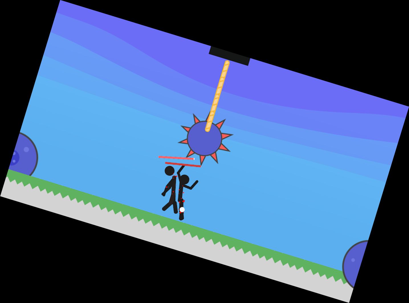 Stickman-Knockout-Krieger - Ragdoll-Kampf