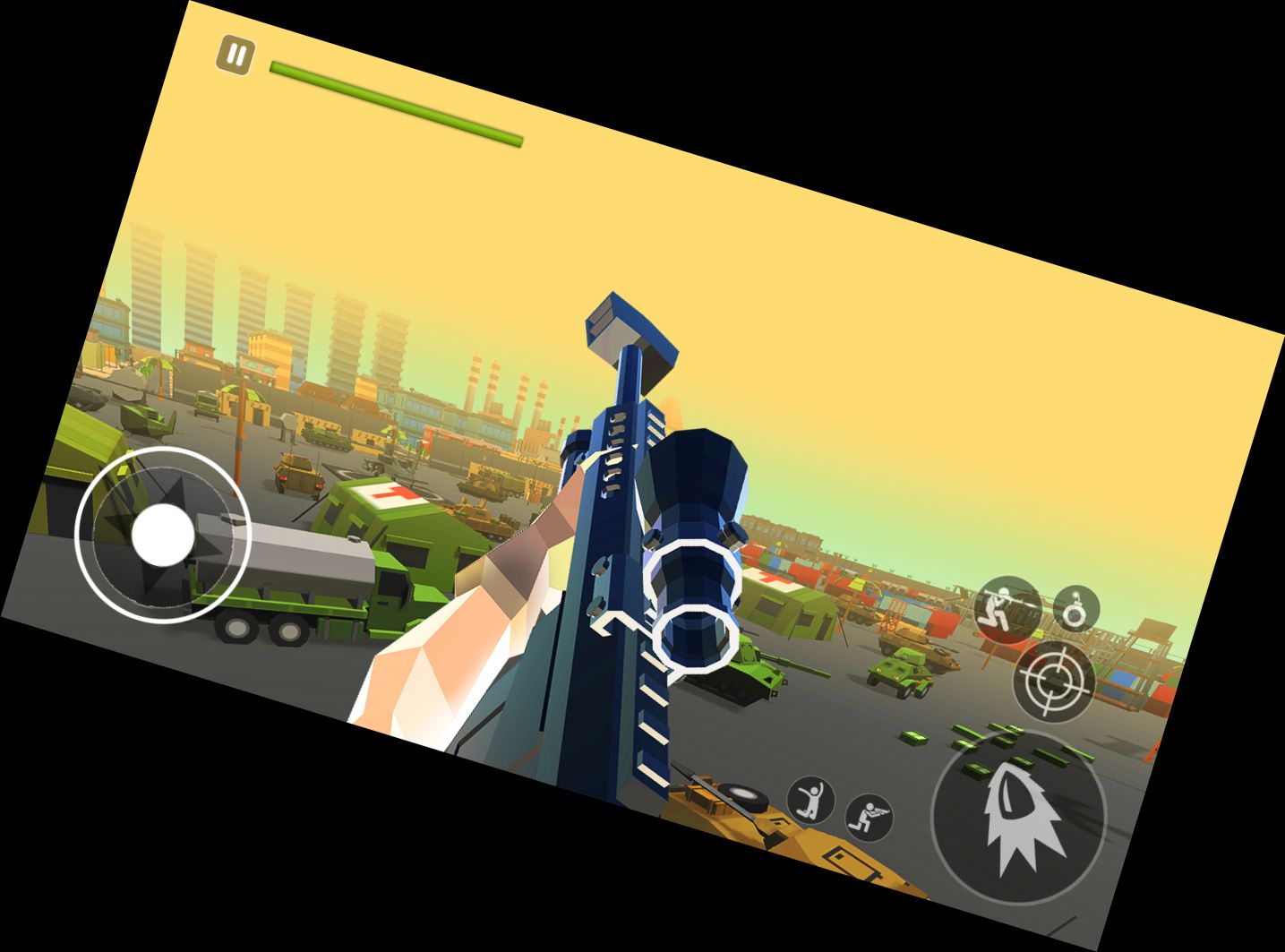 Taschen-Ego-Shooter-Spiel