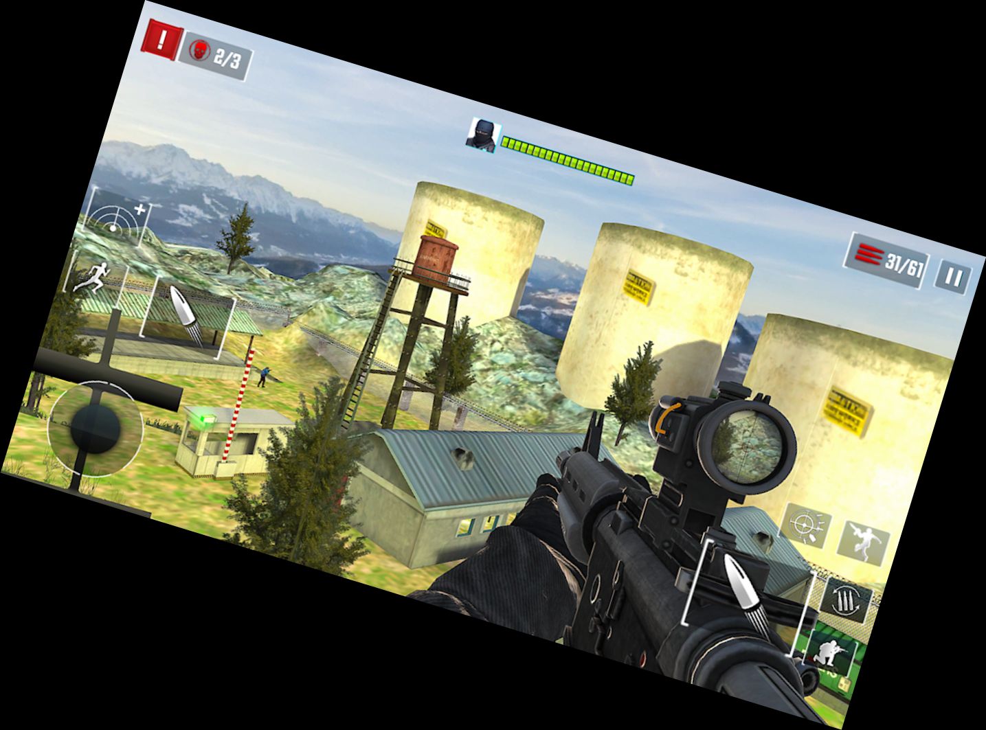 Schießspiele mit Waffen: Krieg