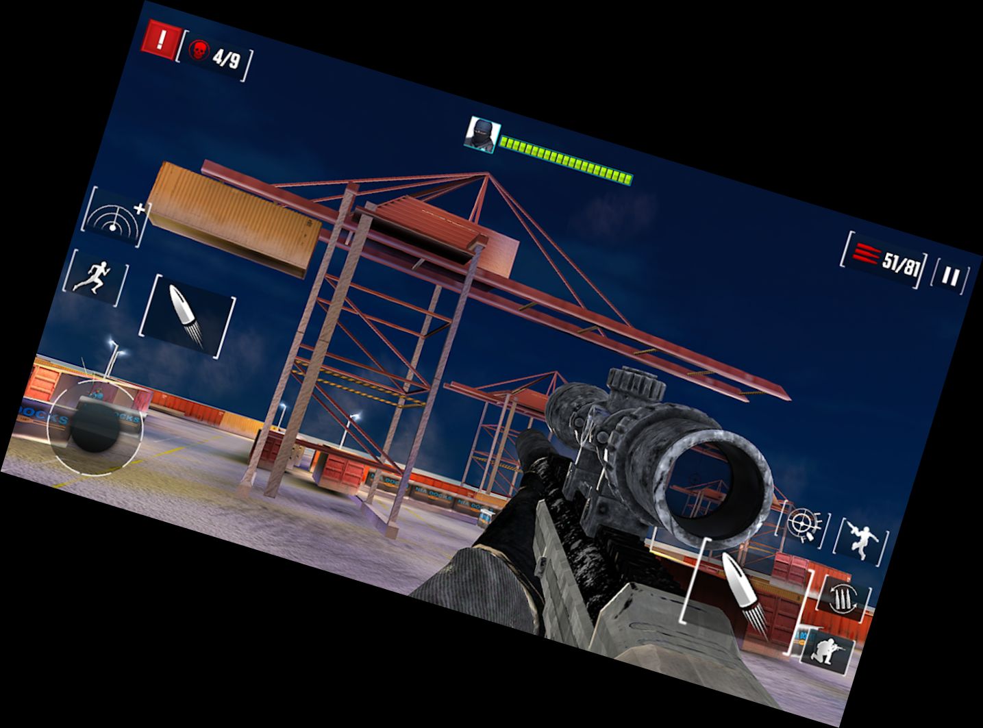 Schießspiele mit Waffen: Krieg