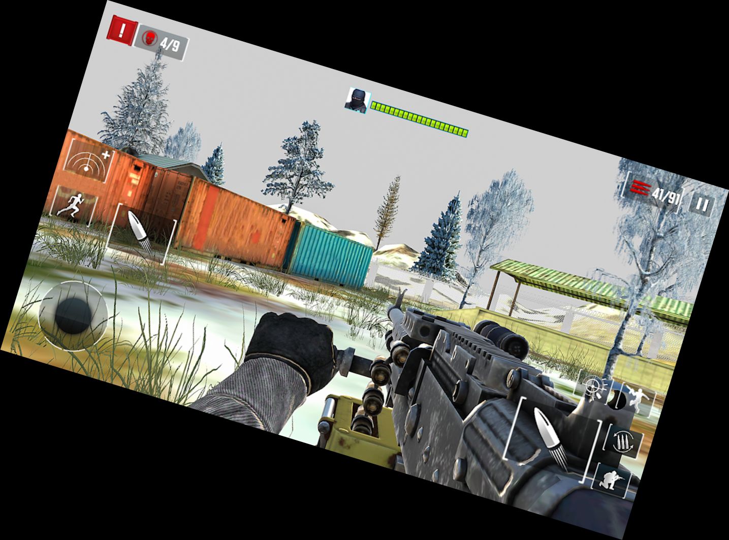 Schießspiele mit Waffen: Krieg