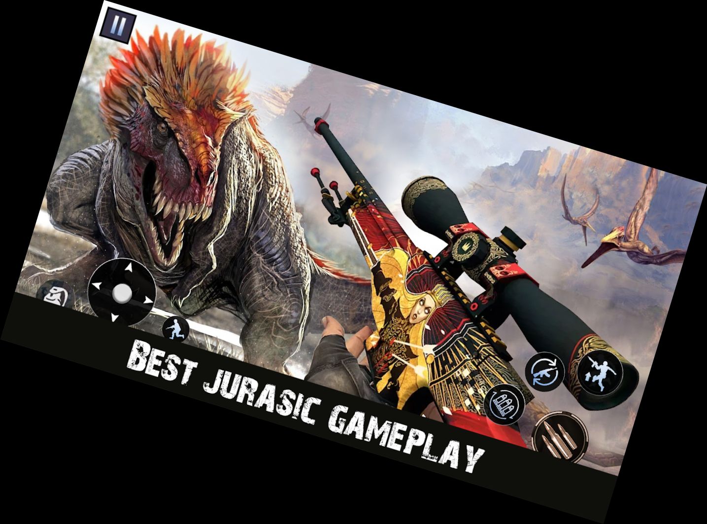 Dino Tracker Sniper Shooting Game