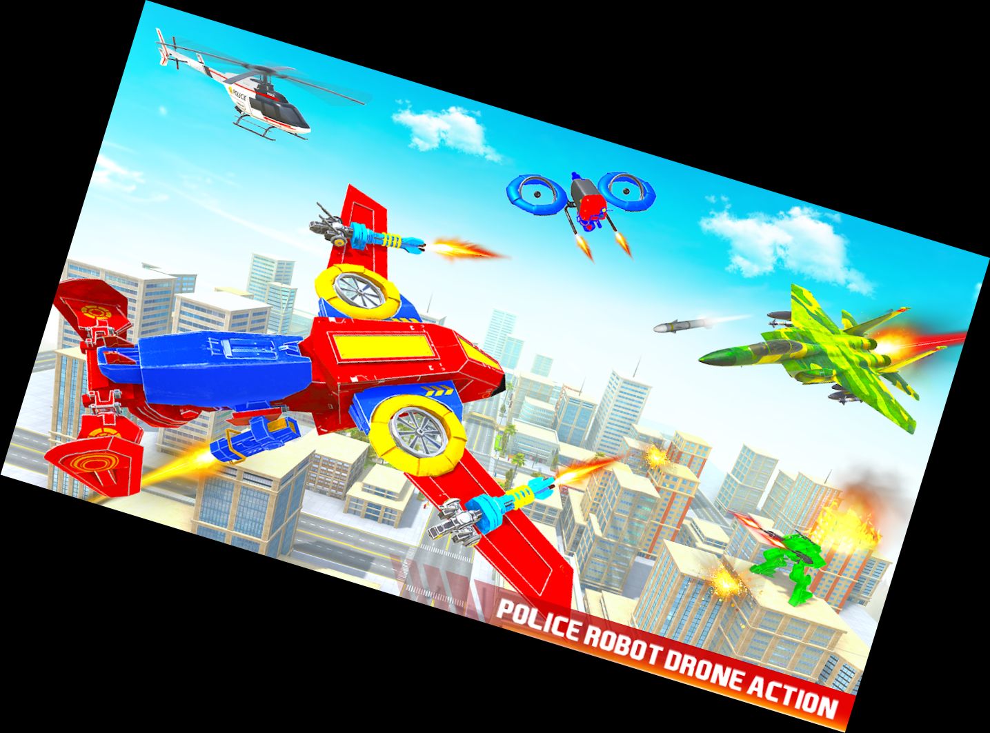 Polizeihund-Drohne-Rob