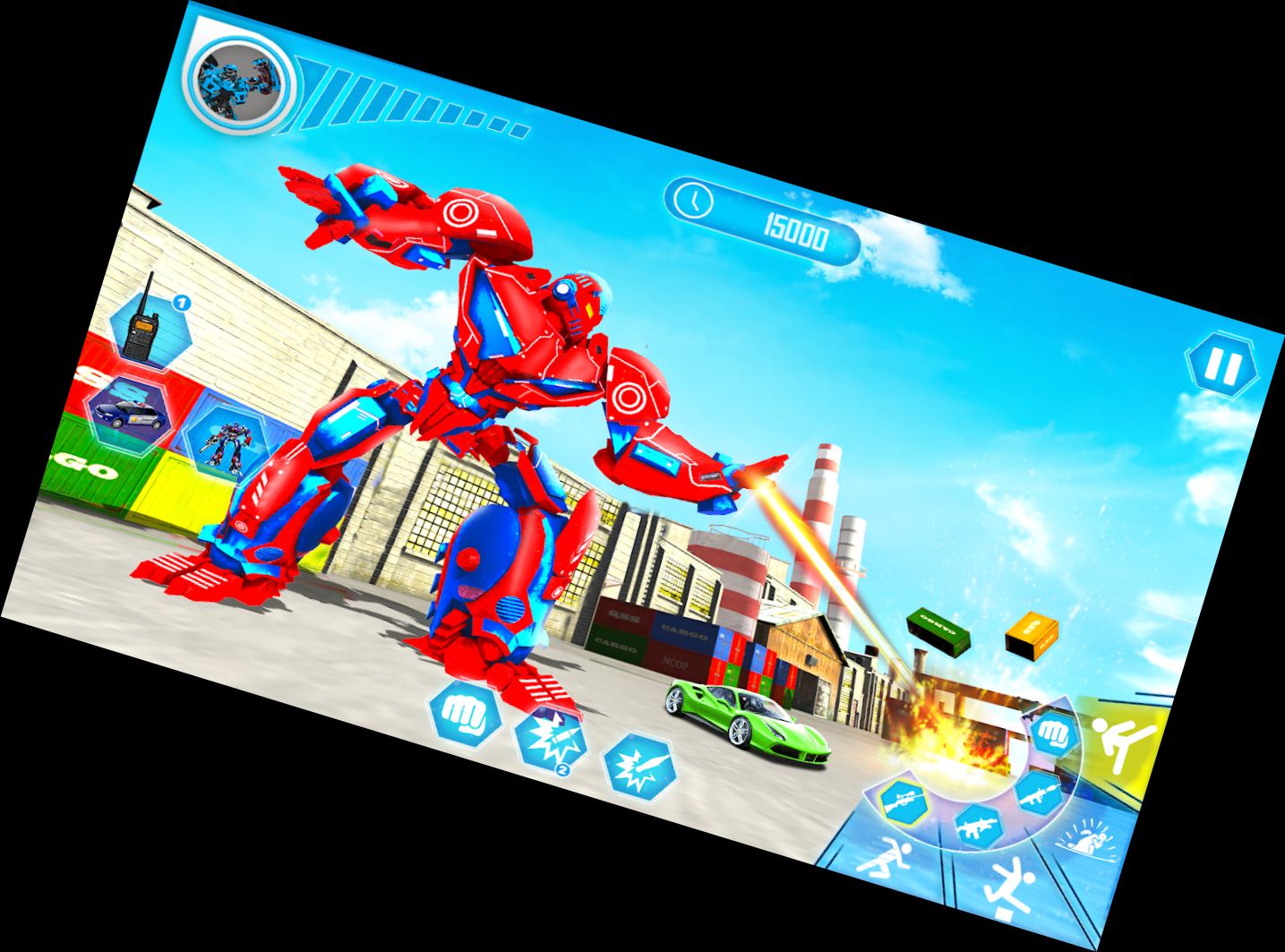 Polizeihund-Drohne-Rob