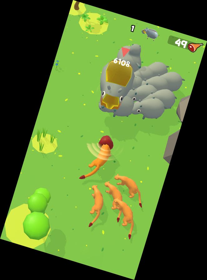 Wilder Löwe: Jagdzone 