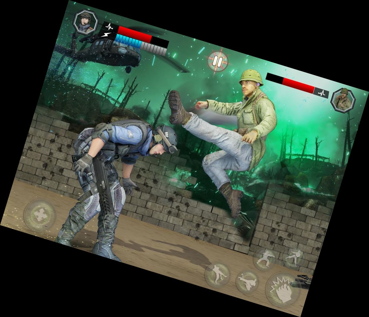 US-Army-Karate-Kampfspiel