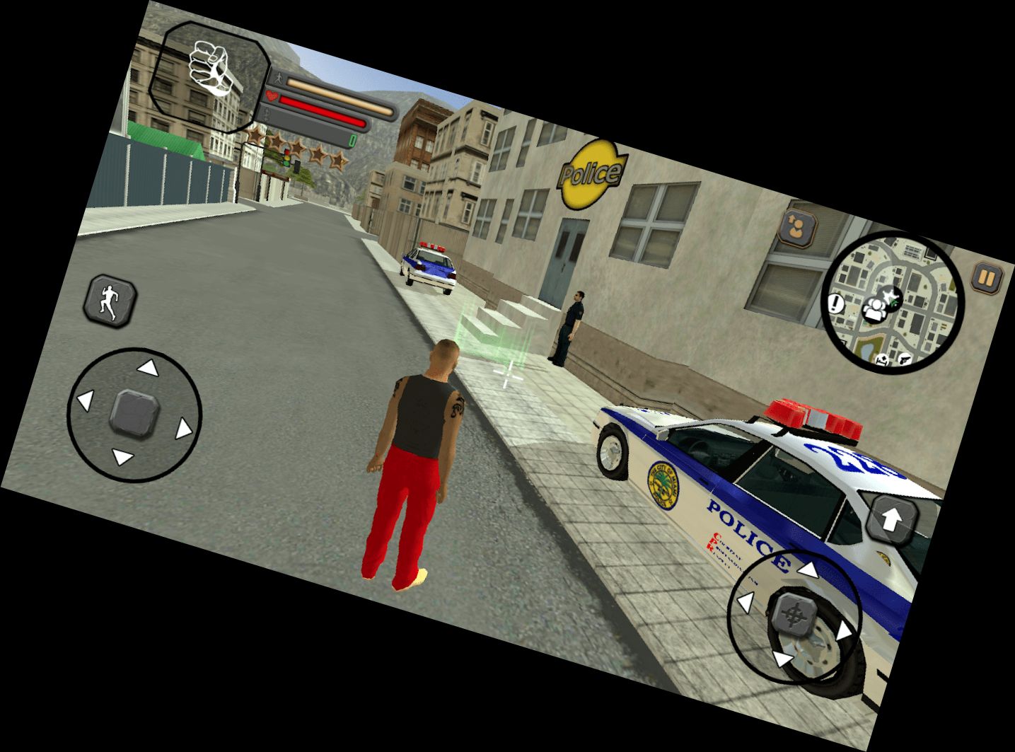 Mafia Verbrecherheld Straßenrowdy