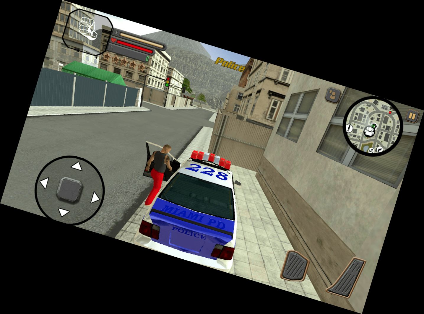 Mafia Verbrecherheld Straßenrowdy